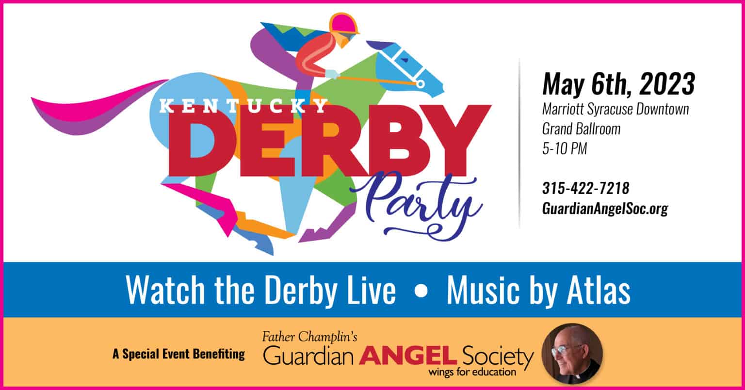 Kentucky Derby Party Ticket Father Champlin's Guardian Angel Society